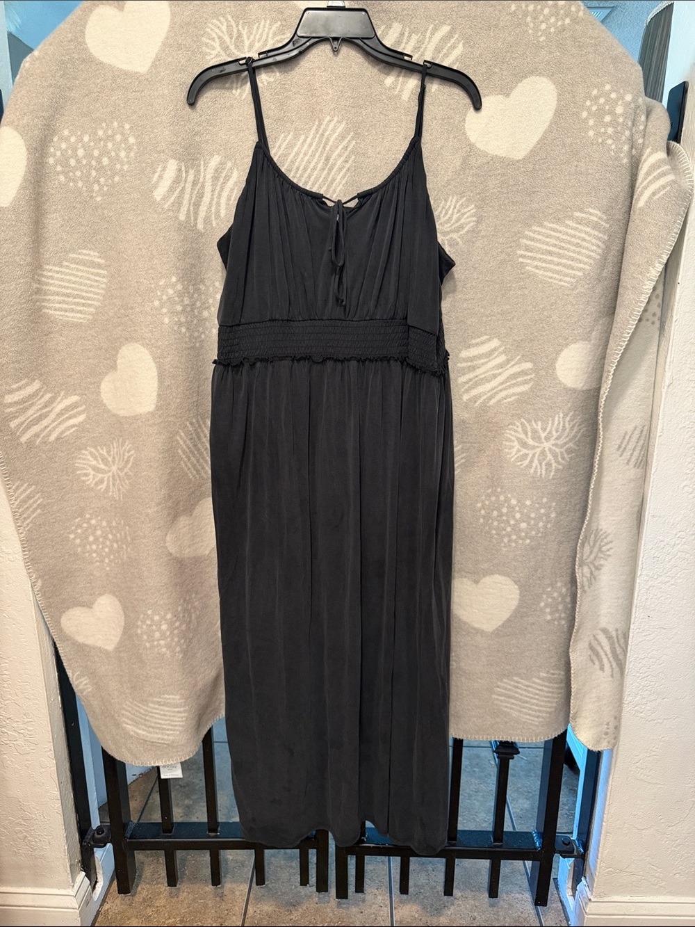 Lucky Brand Black Sleeveless Maxi Dress